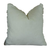 Plutus Brands Plutus Arctic Fox Handmade Throw Pillow, 12 X 25, White Ivory