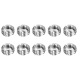 HARFINGTON 10pcs Thread Repair Inserts M10 x 1.5 Male to M5 x 0.8 Female Thread 6mm Long Stainless Steel Reducing Nuts Metric Se