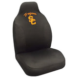 FANMATS 14973 NCAA Univ of Southern California Trojans Polyester Seat Cover, black, 20x48