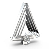 Tree Cookie Cutter Set - 5, 4, 3, 2 - 4 Piece - Stainless Steel