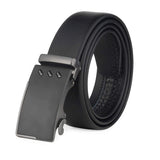 Zacharias MenS Faux Leather Belt With Autolock Buckle Tai21 (Black, 5Xl) (Pack Of 1)