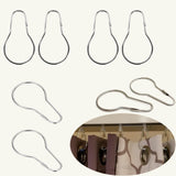 HLCM Shower Curtain Rings Hooks, RustResistant Metal Shower Curtain Hooks, Stainless Steel Shower Curtain Rings for Bathroom Sh