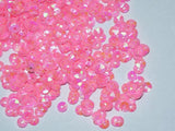 The Design Cart 5 mm Light Pink Lustre Bowl Plastic Sequins Sitara for Embroidery, Embellishing Handbags, Apparels, Art Craft DI