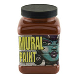Chroma Acrylic Mural Paint for Interior and Exterior Murals Lightfast, Mixable, HardWearing Vibrant Pigment, 16 Oz Dirt (2450