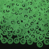 200PCS Letter Beads Glow in The Dark 4x7mm Acrylic Alphabet Letter C Beads for Jewelry Making Bracelet