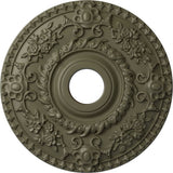 Ekena Millwork CM18ROSSF Rose Ceiling Medallion, Spartan Stone