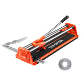 VEVOR 17-Inch Manual Tile Cutter for Wall & Polished Tiles,Double Rails for Precise Cutting, Tungsten Carbide Wheel,Non-Slip Han