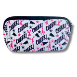 Sportybella Cheer Makeup Bag, Cosmetic Cheerleading Case with Zipper, Travel Pouch for Cheerleaders, Women, and Teammates, Cheer