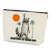 Funny Raccoon Makeup Bag Animal Humor Sarcastic Cosmetic Bag Raccoon Stuff Raccoon Gifts Funny Gifts for Women Raccoon Lovers Fr
