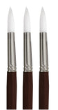 Sax Optimum Round White Taklon Round Paint Brush, Size 12, Pack Of 3