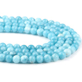 Larimar Beads 100% Natural Round Stone Loose Beads for Jewelry Making Necklace Gift 6mm