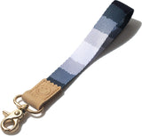DQL wrist lanyard for keys car keys wrist key chain, short lanyard for badge, wallets (Moody blues)