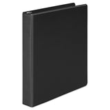 Universal UNV20961 Economy 1 in. Capacity 11 in. x 8.5 in. Round 3Ring View Binder Black