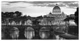 Night View At St. Peter'S Cathedral, Rome-Paper Art-62,,X32,,