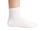 Socks For Kids | Kids White And Navy Blue Pure Cotton Ankle Socks For Boys And Girls, For 2 To 19 Years,Lightweight Breathable,