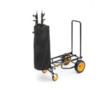 RockNRoller Handle Bag with Rigid Bottom for R8, R10, R12 MultiCarts (RSAHBR8), Black