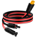 COMeap Solar Panel Cable for Ecoflow Anker SOLIX 10AWG, Compatible with MC-4 to XT60 Plug Solar Panel Connector Adapter Extensio