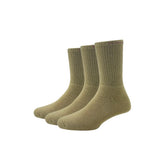 Peter England Mens Cotton Full Length Socks (Pack Of 3) Beige