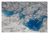 Meltwater Lakes On Hubbard Glacier, Wrangell-St. Elias National Park, Alaska-Paper Art-32,,X22,,