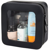Small Clear Makeup Bag for Women, Mini Silicone Pouch Travel Cosmetic Case Waterproof Clear Make Up Pouch Purse with Zipper Cute