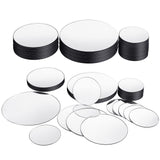Jetec 40 Pieces Mini Size Round Mirror Small Round Mirror Adhesive Tiles Home Decoration for Crafts and DIY Projects Supplies(2