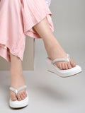 Shoetopia Women'S Wedge Sandal-6 Kids Uk (Alexa-White)-Eu39,White,6,B0D77LTPDV