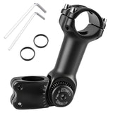 TRIWONDER Bike Stem 25.4 31.8 Adjustable 60 Degree 90mm 110mm 130mm Bike Handlebar Extender Stem Riser Bicycle Handle Bar Extens
