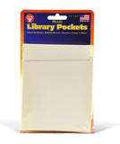 Hygloss Products Manila Library Pockets - Self Adhesive Pocket Envelopes - 4.5 X 3.5 Inches, Beige, 40 Pack