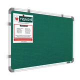 Yajnas 2X5 Feet Premium Material Green Designed Notice Board/Soft Board/Bulletin Board/Pin-Up Display Board For Study Room, Offi