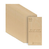 6 mm Baltic Birch Plywood 1/4 x 6 x 12 Inch, Box of 50 B/BB Grade Craft Wood, Stronger Than Basswood Sheets, for Laser, CNC Cutt