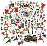 Miss Kate Cuttables Paper Die Cuts Merry & Bright Over 60 Cardstock Scrapbook Die Cuts by Miss Kate Cuttables