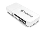 Transcend USB 3.0 SDHC/ SDXC/ microSDHC/ SDXC Card Reader, TS-RDF5W (White)