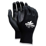 MEMPHIS GLOVE 9669M BLACK NYLON BLACK PU 13GA