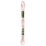 Dmc 6Strand Embroidery Cotton 8.7ydUltra Very Light Dusty Rose