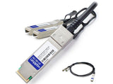 Addon Solarflare SolrQsfp2Sfp3Mp Compatible Taa Compliant 20GbaseCu Qsfp+ To