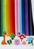 100 Pcs Pipe Cleaners Craft Stems, 10 Colors Chenille Stems for DIY Arts & Crafts, Flexible Fuzzy Pipe Cleaners for Kids, School