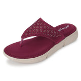 Ortho Joy Doctor Fancy Slipper For Women || Orthopedic Women'S Fancy Sandal For Women,Maroon,3,B0CQFPCGCD