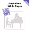 Easy Piano White Pages | Music Songbook for Beginners and Adult Learners | 200 Popular Songs Across Pop Rock Standards and Classics | Large Collection for Practice and Home Learning