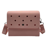 Merishopp Eva Beach Bag Shockproof Creative Flap Purse For Travel Birthday Gift Street Pink