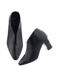 Shoetopia Pointed Toe Black Mary Janes Pumps For Women & Girls /Eu40,Black,7,B0DFVHW17W