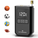 Ball Pump for Sports Balls, HYVOHEX Portable Electric Basketball Pump Ultra Fast Inflation, with Digital LED Display Air Pump fo