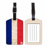 Nutcase Designer Luggage Travel Baggage Tags Single Tag With Name Card Inside France