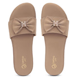 Ortho Joy Doctor Footwear For Women|| Fancy Slippers For Women || Orthopedic Women'S Fancy Slipper,Beige,4,B0D5R6XVW1