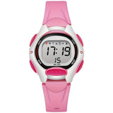 Shocknshop Round Digital Led Child Kids Children Unisex Watch For Boys & Girls Perfect For 3-12 Years -W330 (White Dial & Pink S