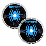 Spyder Diamond Edge Diamond 7in CutOff Wheel 2Pack