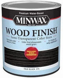 qt Minwax 10850 True Black Wood Finish WaterBased SemiTransparent Color Stain