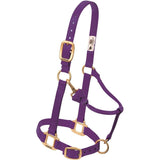 Weaver Leather Original Adjustable Nylon Horse Halter, Weanling/Pony, Purple
