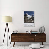 Mount Andromeda And Athabasca Glacier Showing Cirque, Jasper National Park, Alberta, Canada-Paper Art-26,,X38,,