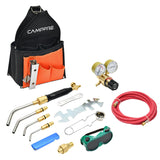 CAMPFIRE Acetylene Torch Kit With Tool Bag Turbotorch Kit, Fuel Gas Kit Professional Series