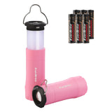 EverBrite 2-in-1 Mini Lanterns and Flashlights, Zoomable Flashlight Lantern Combo with 3 Modes, Camping Essentials, 2PC Battery